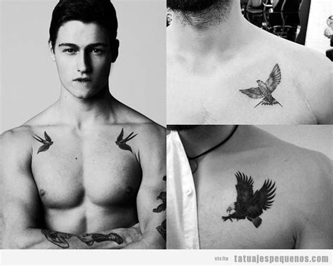 tatuajes chicos en el pecho hombre|Mejores tatuajes pequeños para hombre en fotos